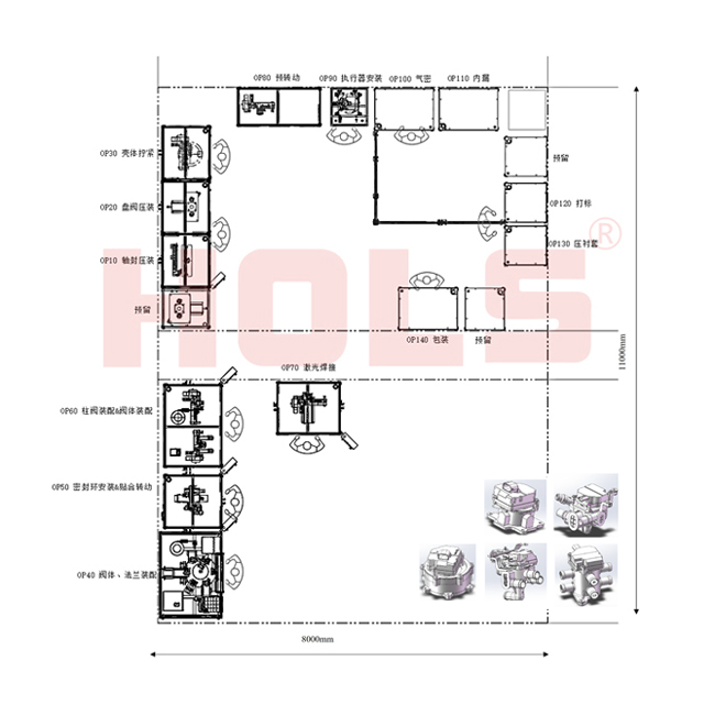 Multi-port Coolant Valve Production Line