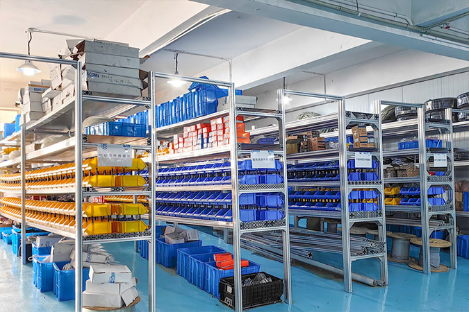 Automated Production Line Spare Parts Warehouse