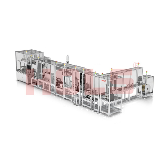Flat Wire Motor Stator Sampling Line