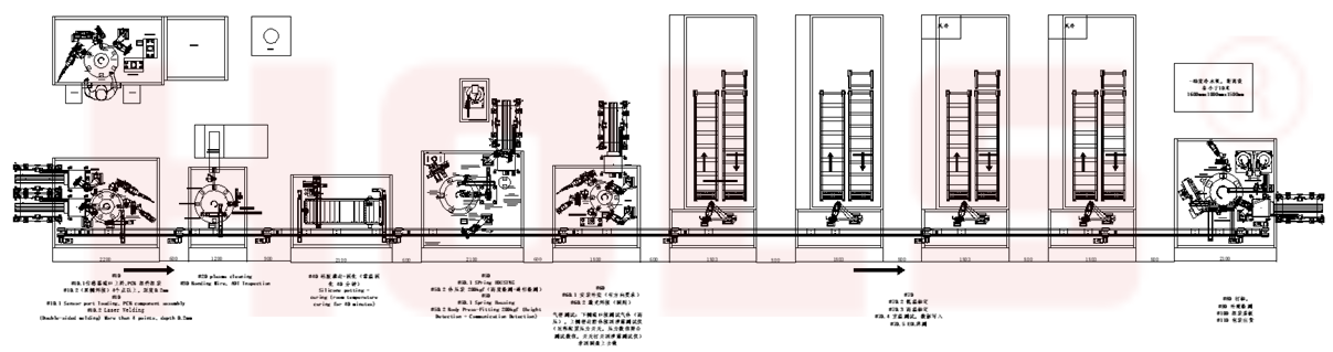 Brake P-Sensor Assembly & Testing Line